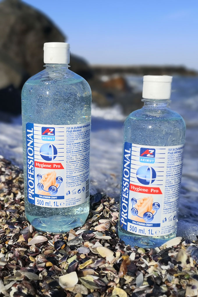 ДЕЗИНФЕКТАНТ ЗА РЪЦЕ И КОЖА ANCHIALO, 500ML и 1000ML
