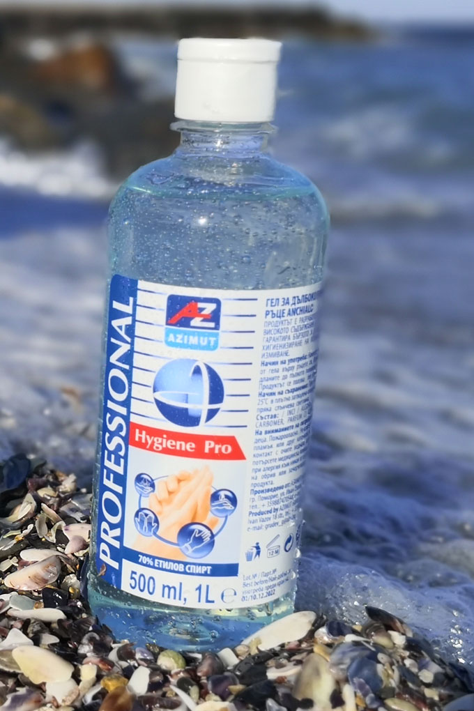 ДЕЗИНФЕКТАНТ ЗА РЪЦЕ И КОЖА ANCHIALO, 500ML