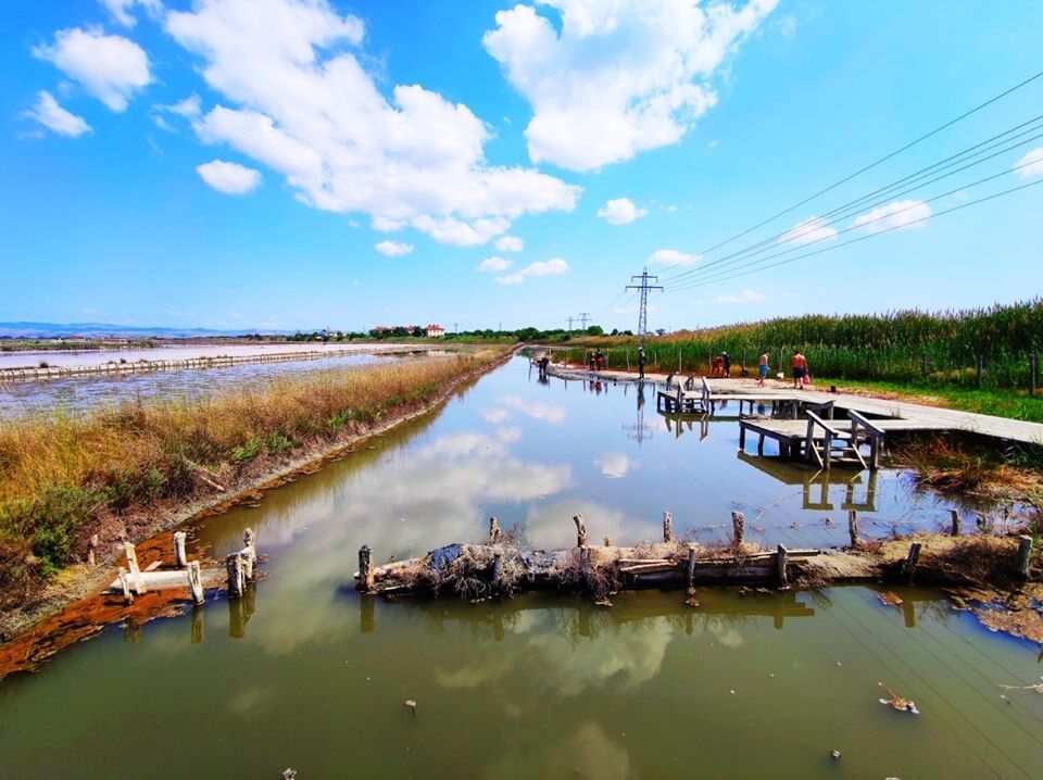 Băi de nămol în salinele de la Burgas